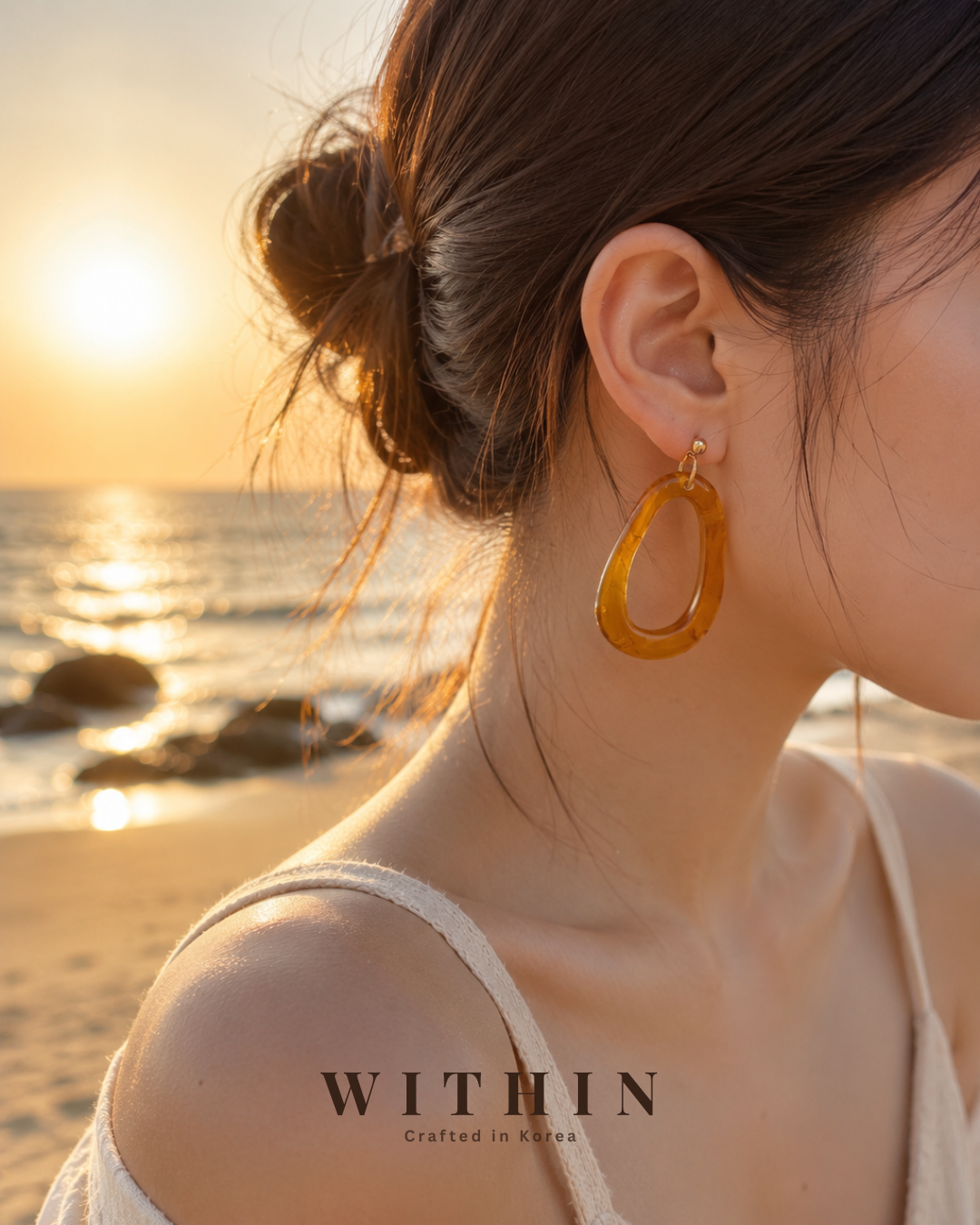 Amber Tide Earrings