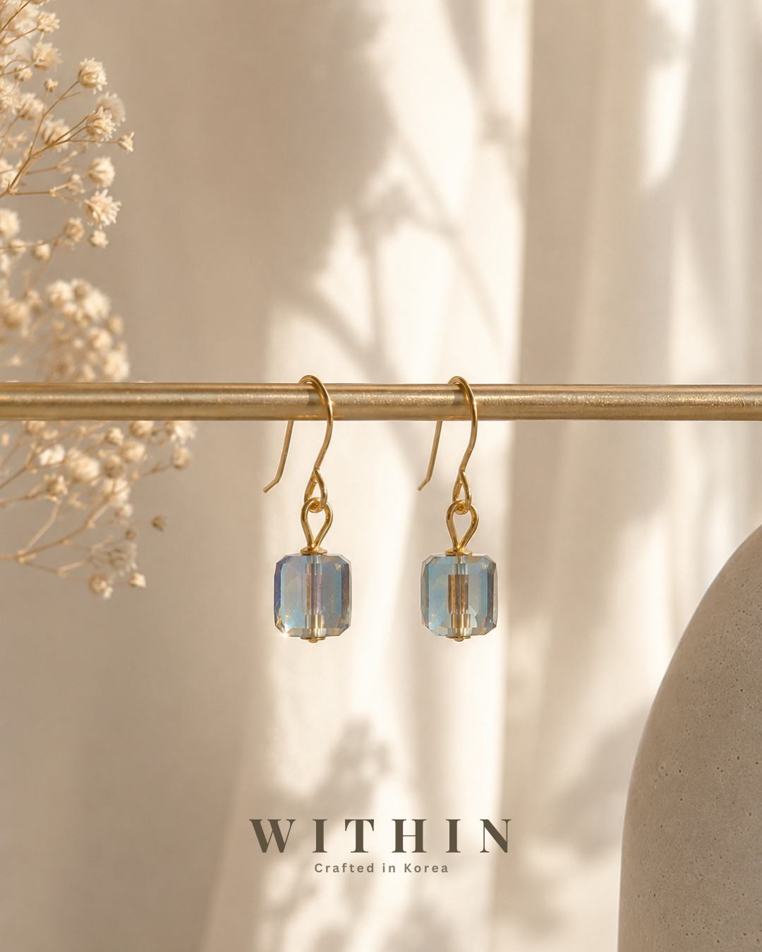 Crystal Dew Drop Earrings