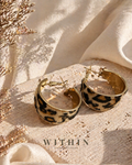 WILD SOFT Leopard Hoop Earrings