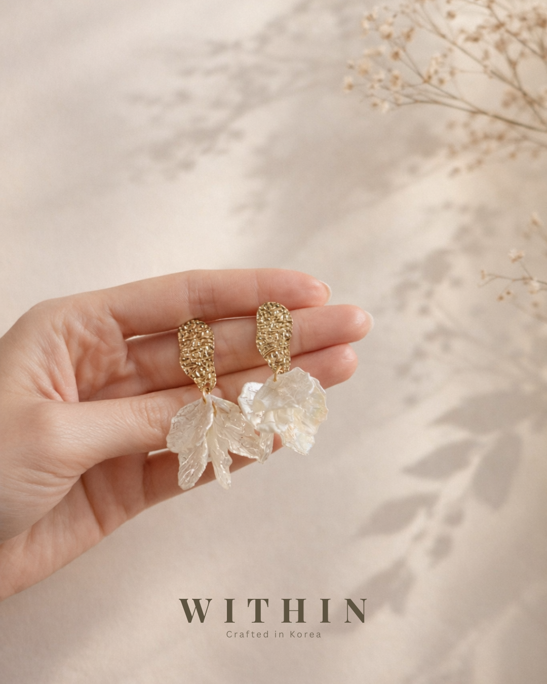 WITHIN Petal Glow Statement Earrings